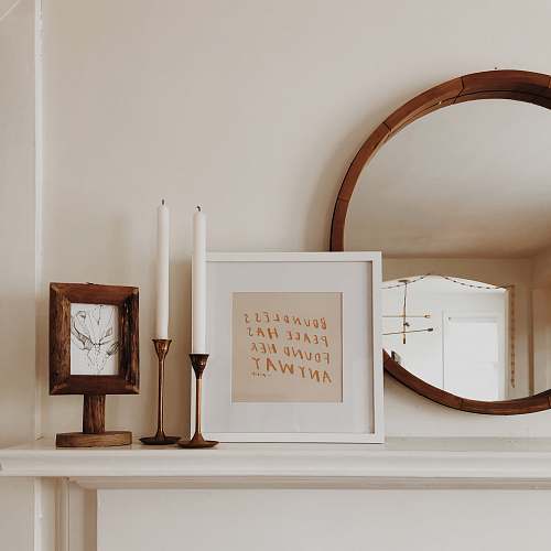 analog clock white candle 807 prospect dr se